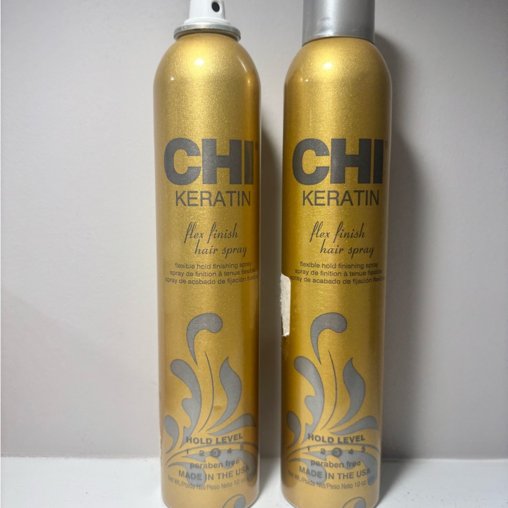 CHI Keratin Flex Finish Hair Spray Two Pack Set 10oz
